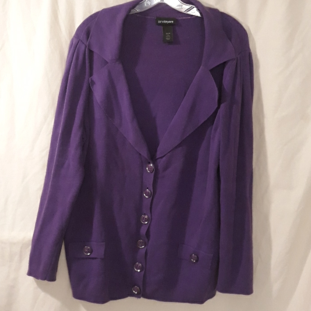 Lane Bryant 100% Cotton button up jacket